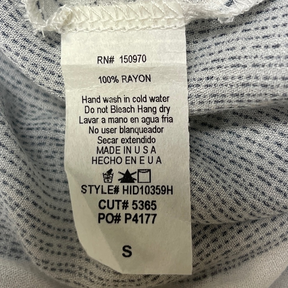 ⚡️3/$20⚡️Hummingbird: Women's Navy/White Sleeveless Striped Maxi Dress, Size S - Picture 5 of 7